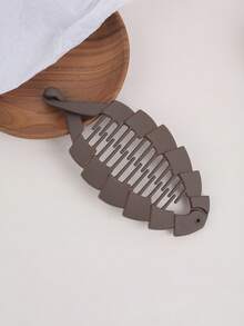 1 kẹp tóc đuôi cá lớn bóng mờ tối giản, kẹp tóc hình quả chuối thanh lịch cho tóc đuôi ngựa búi cao, kẹp vuốt tóc, kẹp tóc, kẹp tóc, thanh trượt tóc, kẹp tóc - Nhiều màu - Xem 5