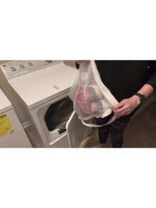 2件裝便攜式鞋子洗衣袋,附彈性束帶網格洗衣收納袋,適用運動鞋、運動服、衣物,旅行居家收納,健身房、海灘度假必備,透氣防護輕量設計 - 彩色 - 查看 11