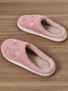 World Cup New Football Thick Bottom Warm Thermal Slippers For Men, Indoor Non-Slip Plush Couple Maternity Winter Shoes For Men To Wear Outdoors, Autumn/Winter