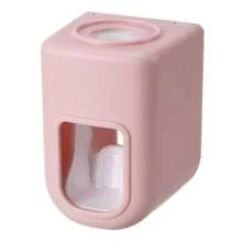1pc Automatic Toothpaste Dispenser, Bathroom Wallmount Without Nailing, Portable Bathroom Accessories Toothpaste Squeezer