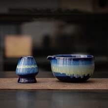 1 Set Made In China Hot-Selling Matcha Bowl & Whisk Set, Household Tea Ware, Kiln-Fired Ceramic Matcha Whisk, Bamboo Matcha Whisk, Full Set Matcha Brush Stirrer Accessories, Japanese 4-Piece Set - Multicolor - View 8