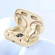 NEW SENYANG 全新森阳贴耳式运动耳机时尚舒适耳机音乐重低音挂耳式视频TWS HIFI杜比ACC立体声高清通话耳机适用于安卓手机游戏情侣耳机智能耳机