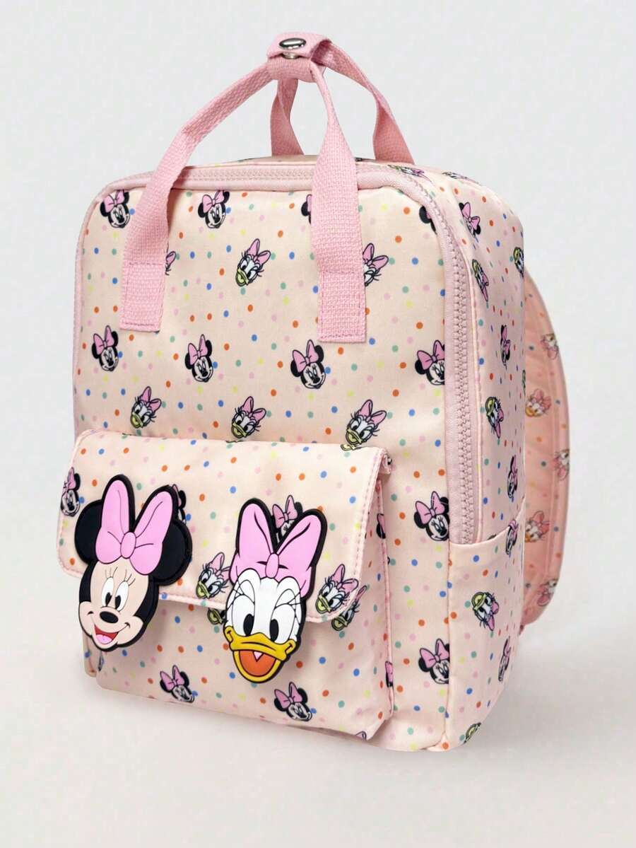 Donald Duck Cartoon Print Multifunctional Fashion Casual Cute School Bag Student Backpack Outing Travel School Bag - Multicolor - View 1