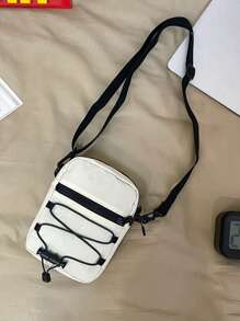 Umhängetasche für Herren im japanischen Arbeitsstil, lässige kleine Schultertasche für Jungen, neue kleine Schultertasche für Männer