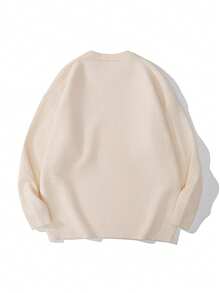 Men Sweaters - Apricot - View 2