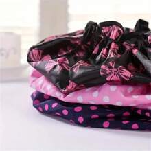 1pc High Quality Double-Layer Shower Cap With Floral And Polka Dot Print - Elegant Outer Layer And Premium Inner Lining, Fashionable Bathing Accessory For Men And Women, Suitable For Wet Environments | Elegant Shower Cap | Secure Fit Design, Shower Supplies (The Product May Have Slight Color Differences Due To Photography, Lighting, And Display, Please Refer To The Actual Item)