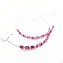 Fashion Colored Temporary Braces, Full Set Of Braces Decoration, Colorful Fashionable Braces Decoration, Metal Wire Braces