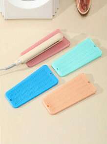 Heat Resistant Silicone Mat For Curling Iron And Flat Iron, Non-Slip Silicone Heat Proof Pad For Hair Styling Tools, Hot Hair Tools Countertop Protector, Flexible Silicone Mat For Curling Wand, Straightener, Blow Dryer, Travel Safe, Easy To Clean, Durable