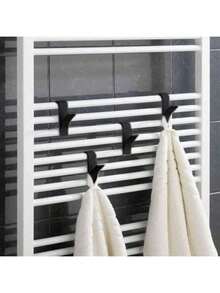 10 pezzi/5 pezzi/2 pezzi Ganci appendiabiti da bagno, portasciugamani multifunzione e appendiabiti per asciugamani, vestiti e altro - Multicolore - Visualizzare 7