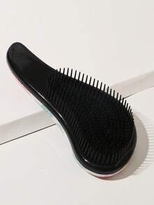 1pc Princess Brush, Dual Use Wet & Dry Hair Brush, Printed Design For Smooth & Voluminous Hair - Multicolor - View 2