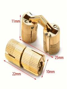 2pcs Copper Hinge Cabinet Door Flip Board Flush Hinges, 180 Degree Cross Hinge For Decorative Box