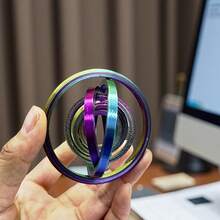 3D Printed , Office Stress Relief Toy, Creative Spinning Gyro, Holiday Gift - Multicolor - View 4