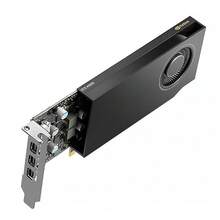 Nvidia RTX A1000 8GB GDDR6 Professional Graphics Card, Ampere Architecture, Full-Height Single Slot, 4 MiniDP Ports (Can Connect 4 Displays), Suitable For CAD, Rendering, Video Editing, AI (Industrial Packaging) - RTX A1000 8G - View 3