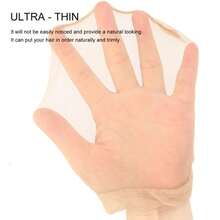 Gorro de peluca, gorro de media fina, malla elástica de nailon, gorros de peluca, red para el cabello para tejer, gorro de peluca transparente para peluca, 10/20 piezas - Paquete de 5, 10 piezas HD - Ver 5