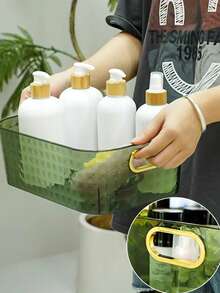 1 giỏ đựng đồ trang điểm bằng acrylic, hộp đựng son môi, mặt nạ, đồ chăm sóc da, đồ ăn nhẹ, mỹ phẩm, đồ dùng để bàn. - Nhiều màu - Xem 8