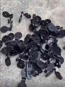 50/100 件渔网/遮阳网支架遮阳布重型锁扣，2025 新款遮阳布固定塑料夹，优质篷布夹栅栏布夹，适用于温室户外花园网，防鸟网，遮阳网