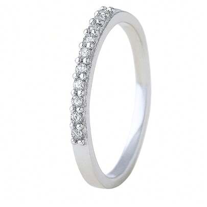 PRATAMIL JOIAS Anel Prata 925 Aparador Zircônia Noivado