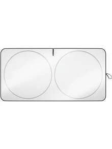 1 Peça Protetor Solar para Carro - Escudo de Calor Reflexivo e Dobrável com Bolsa de Armazenamento, Bloqueia UV e Sol, Resfria o Interior no Verão para SUV e Sedã