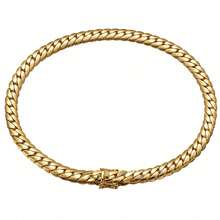 1pc Punk Style Stainless Steel Gold Plated Color Men Link Chains Bracelets & Necklaces Jewelry  For Men  Jewelry Cuban Link Chain Accessories Men Gold Chain Cuban Link Chain Women  Men's Jewelry  As Party & Gift & Stage Show Auspicious New Year Gifts - 9,6mm (0,38 inch) - Xem 5