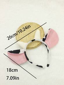 1 件/2 件/3 件/5 件/6 件时尚性感可爱牛耳头带、化妆造型、派对道具、万圣节服装、有趣的恶作剧礼物！ - 彩色 - 查看 2