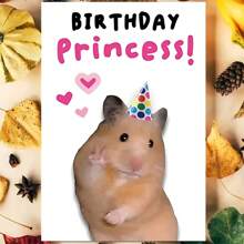 1 张“生日公主”庆祝卡 - 送给女儿和爱人的可爱祝福（4.33x6.29 英寸 + 信封）| 高品质花卉和皇冠设计 | 非常适合家人、朋友和特殊场合 - 多色 - 查看 6