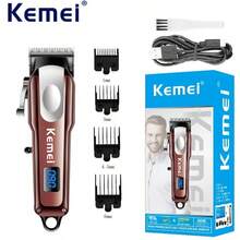Kemei KM-233 Cordless Hair Clippers For Men Professional,Rechareable Hair Beard Timmer For Men With LCD Dispaly,R-TYPE BLADE Dustment Of The Cutter Head,Electric Razor Beard Shavers Gift For Men,USB Type-C - Multicolor - View 2