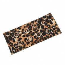 Diadema elástica ancha con ojales huecos para chica punk, metal elástico, rock steampunk para deportes, accesorios para el cabello - Blanco - Ver 11