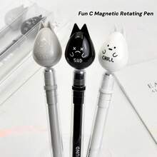 1 szt. Zabawny magnetyczny długopis dekompresyjny, pływający, końcówka 0,5 mm, płynne pisanie, długopis kulkowy, łatwe uwalnianie nacisku, tajemniczy prezent pełen niespodzianek, prezent świąteczny, prezent urodzinowy, do użytku w szkołach i biurach