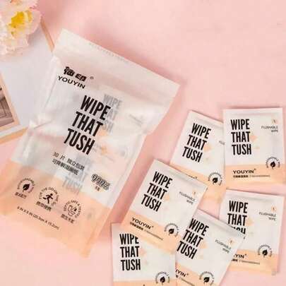 10pcs Portable Wet Wipes, Individually Packaged, Compact And Convenient For Travel And Daily Cleaning