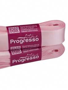 Satin Ribbon 22mm Wide In 10m Pieces. - BB PINK (COLOR 310) - View 2