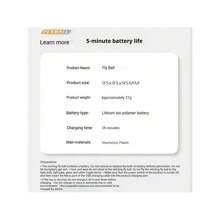 1pc Intelligent Induction Levitating Gyro/Glowing Spinning Top Flying Ball/UFO Intelligent Induction Gyro/Magic Flying Ball/Levitating Glowing Magic Toy, Gift For Birthday/Holiday, 5 Minutes Continuous Use