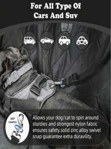 Cinturón de para mascotas en el coche, productos para el coche, correa de para perros, correa para mascotas, cinturón de para perros y gatos, sujeción para reposacabezas del coche, de nailon ajustable, sujeción para vehículo para perros, accesorios para mascotas en el coche, accesorios para el coche