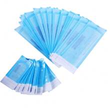 100pcs Self-Sealing Sterilization Pouches For Manicure Tools, Nail Removal And Filing Kits, High-Temperature Resistant Instrument Storage Bags
