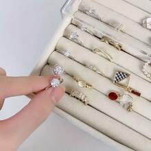 1 hộp đựng trang sức bằng acrylic trong suốt, hộp đựng trang sức 3 tầng dạng ngăn kéo, trang sức, khuyên tai, nhẫn, dây chuyền, vòng tay, mặt dây chuyền, hộp đựng trưng bày - Nhiều màu - Xem 6