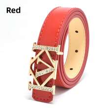 1 件时尚水钻装饰多色亮面皮带，适合女性秋季、秋季、万圣节的多功能装饰 - A - 查看 18