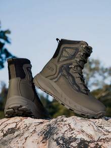 Męskie buty trekkingowe, profesjonalne buty treningowe, buty sportowe, oddychająca tkanina, antypoślizgowe buty outdoorowe, męskie antypoślizgowe wojskowe buty taktyczne, buty bojowe, wysokie buty wojskowe, buty trekkingowe, czarne buty, brązowe buty, zielone buty, wysokie buty, wojskowe buty treningowe, brązowe buty, czarne buty, zielone buty, brązowe botki, czarne botki, zielone botki, brązowe buty taktyczne, czarne buty taktyczne, zielone buty taktyczne, czarne buty wojskowe, zielone buty wojskowe, brązowe buty wojskowe - Ciemnozielony - Zobacz 4