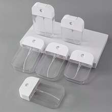 1 pieza Botella de spray portátil blanca transparente de 38ml/50ml, puede usarse para distribuir suplementos, botella de spray de viaje, botella vacía para perfume doméstico, botella de spray de niebla superfina para humectación facial - Adecuada para viajes, maquillaje, higiene, alcohol, desmaquillante, regalo para dama, novia, regalo del Día de San Valentín