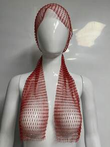 1 peça 65 cm brilhante strass decoração feminina chapéus escolares lenço de cabeça rave boate bonés