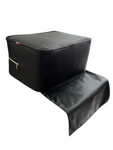 RAISE, EXTENSION, STOOL CHAIR FOR BARBER, HAIRDRESSER, STYLIST, MAKEUP ARTIST - Black - View 2