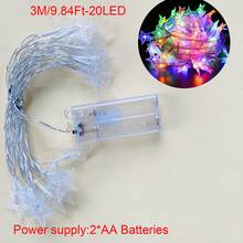1pc 4.92/9.84/19.68ft LED Star String Lights, Battery Powered Star Fairy Lights, Home Decor Bedroom Decor Wall Decor Room Decor Wedding Decor For Indoor Home Decoration, Wedding Scene Decor, Bedroom Wall Decor, Living Room Festival Atmosphere, Romantic Star Lights - Transparent Stars - View 13