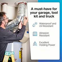 0.31-3.93inch Multi-Size Cloth Duct Tape, Easy Tear Damage Free Waterproof Masking Tape, High Adhesive Carpet Flooring Renovation Tape, Waterproof Anti-Slip Door Window Glass Gap Sealing Tape