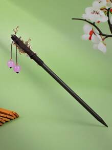 Pasador de pelo con decoración de flores, regalo elegante perfecto para amigos para uso diario, accesorio para moño, pieza para moño, pasadores para peinado, accesorios para el cabello, accesorios para la cabeza - Multicolor - Ver 3