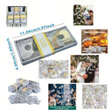 300/600 Artikel Geld für Filme, Videos, Geburtstagsfeiern, Valentinstag, Neujahr, Hochzeiten und Feiertags-Artikel (Hinweis: Nur für Requisiten)