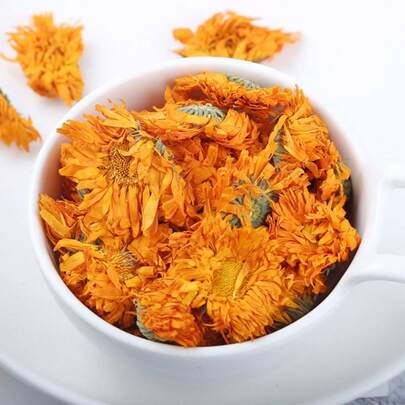 1pc 200g/300g Dried Yellow Flowers, Lavender Dried Flowers Granules, Natural Fragrant Everlasting Flowers Decor - Suitable For Indoor Home, Bedroom Decor, DIY Dried Flower Bags, Wardrobe, Fragrance Sachets, Pillows, Incense, Candles, Dried Flower Aroma, Soaps, Handicrafts And More.