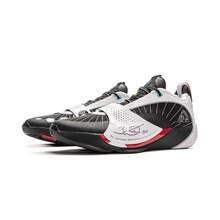 LI-NING WADE ALL CITY 13 ENCORE Men Squeaky Basketball Game Shoes Stable Support Wear-resistant Sports Shoes ABAV043 Legit Official Store - 黑/白 - 查看 3