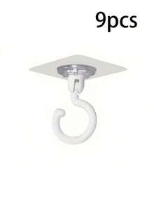 20个天花板安装可旋转免钻挂钩 - 彩色 - 查看 11