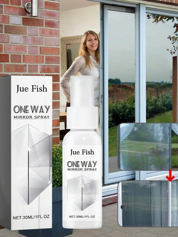 Reflective One-Way Mirror Spray Car Rearview Mirror Bathroom Glass Dust Stains Water Stains Cleaning