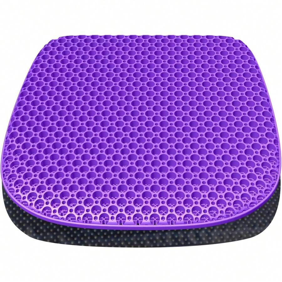 Quality Assurance Large Gel Cushion Long Sitting With Non-Slip Cover, Soft & Breathable, Cushion Chair, Car, Office, Desk Chair, Wheelchair (17 X 15) 0WOI - 18" x 17" - Xem 1