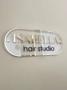 Personalized Transparent Acrylic Business Sign With Silver And Black Lettering And Silver Edges , Custom Rounded Rectangle Sign For The Wall , Commercial, Personalized Text And Logo,Acrylic Sign, Custom Acrylic Sign, Acrylic Board, Business Acrylic Board, Salon Acrylic Sign, Bar Sign, Custom Sign, Logo Sign.Christmas Decorations, Christmas, Decorating Houses, Home Decor, - Multicolor - View 11