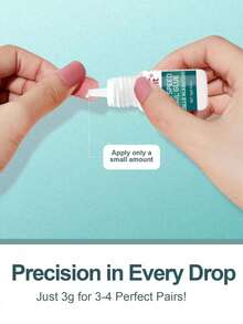 1PC/4Pc Max Speed Nail Glue For Press On Nails, Super Strength Flex Formula Nail Adhesive, With Twist-Off Cap & Nozzle Tip Squeeze Applicator,Need To Cut Off Half The Tip,Fast Drying Adhesive For Glue-On Nails & Repairs With Nozzle Tip Applicator, Ideal For Tips & Wraps - Cái chai - Xem 7